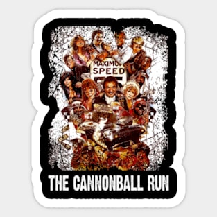 Fast Lane Funnies Burt Reynolds Stars In The Cannonball Run Sticker